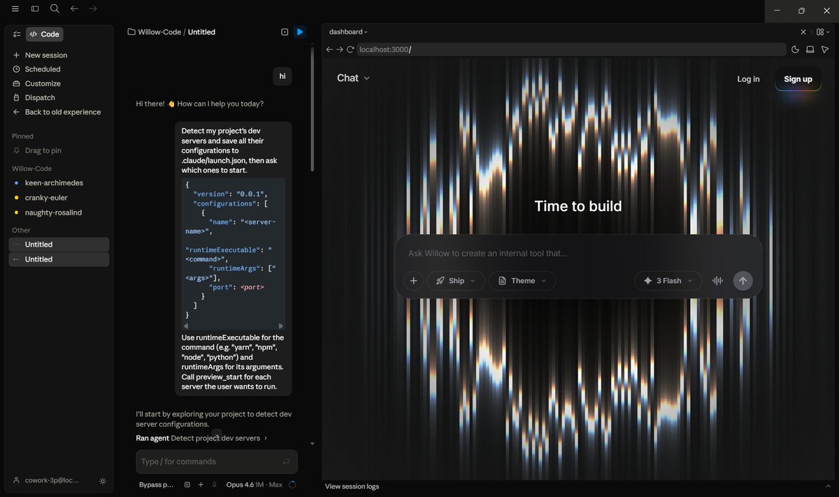 chetaslua's tweet image. 👨‍💻 Anthropic Update 

They created a lovable-like feature where you can build full-stack apps easily

Holy Shit 😱 they are coming for all wrappers

Note : Codex we can release update before openAI at this moment but we respect them so no more news on them

Credit: @yashjitpal