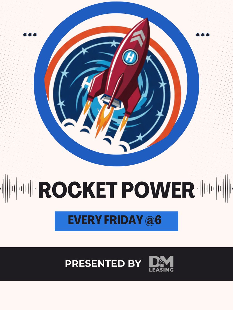 espn975's tweet photo. Who’s tuning in tonight? 🚀👇
Rocket Power goes LIVE at 6 PM!

@dmleasing  - @DMLeaseHouston https://t.co/67dH3FuEU4