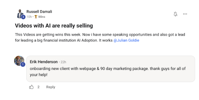 JulianGoldieSEO's tweet image. ⏰ 𝟭𝟳𝗛 𝗟𝗘𝗙𝗧: 𝗧𝗛𝗘 𝗖𝗛𝗘𝗔𝗣𝗘𝗦𝗧 𝗧𝗘𝗔𝗠 𝗬𝗢𝗨'𝗟𝗟 𝗘𝗩𝗘𝗥 𝗛𝗜𝗥𝗘 — 𝟮 𝗔𝗜 𝗔𝗚𝗘𝗡𝗧𝗦 𝗙𝗢𝗥 $𝟮/𝗗𝗔𝗬 + $𝟱𝟳𝗞 💰

For less than $2/day you get 2 AI agents that make money for you around the clock plus $57,000+ in bonuses — The AI Profit Boardroom Hermes +