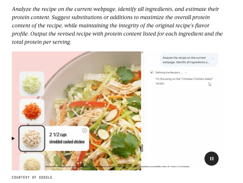 cobbviously's tweet photo. Why is every AI example recipes? Is it just something everyone can relate to that's relatively easy to get a basic prototype of? https://t.co/7gwBq00GC9