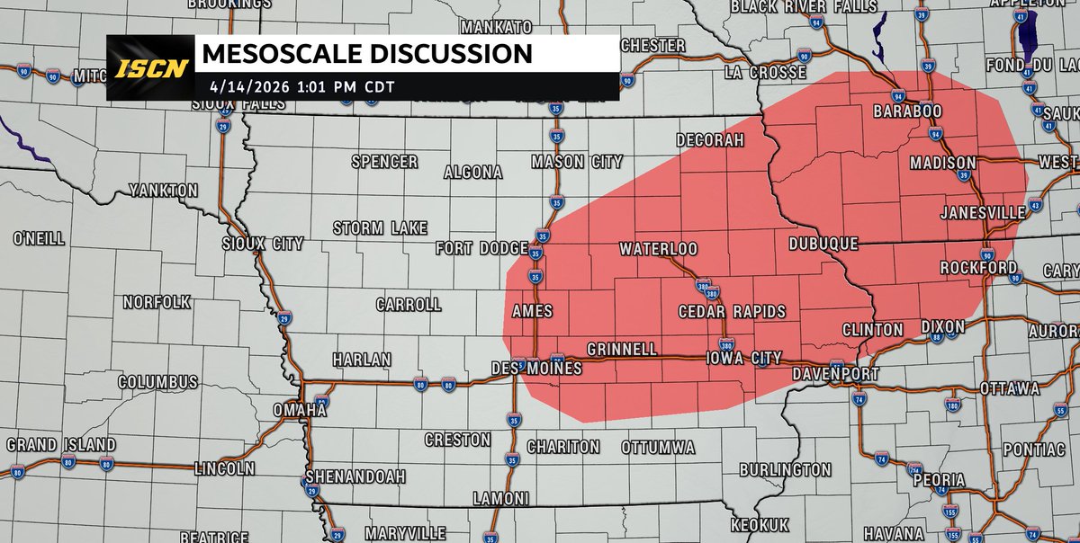 Tornado Watch Likely Soon Across Iowa A rapidly evolving severe weather ...