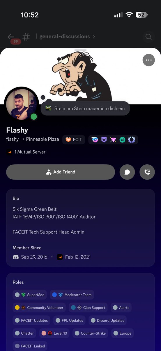 banned from the faceit sub because i compared them handling tickets to the way they handled the Epstein files 💀😭  can’t make this up. maybe this dude  <a href="/GraatPaul/">FlashyV2</a> really is a fuckin pedo cuz he really made it sound like I offended his true identity. handle your tickets clown 🤡