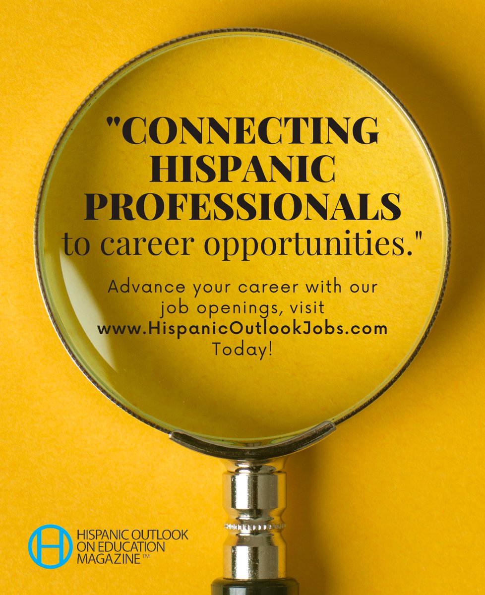 HispanicOutlook's tweet image. What job posting package offers are we running this April? Contact patricia.cruz@hispanicoutlook.com to find out about our latest offers so you can to use our #jobboard to tap into an unused market for #hispanicprofessionals at hispanicoutlookjobs.com.
