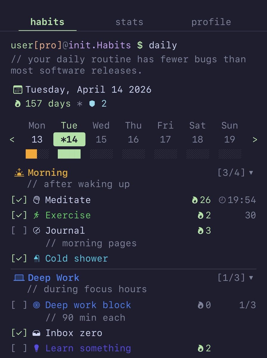 init.Habits tweet media