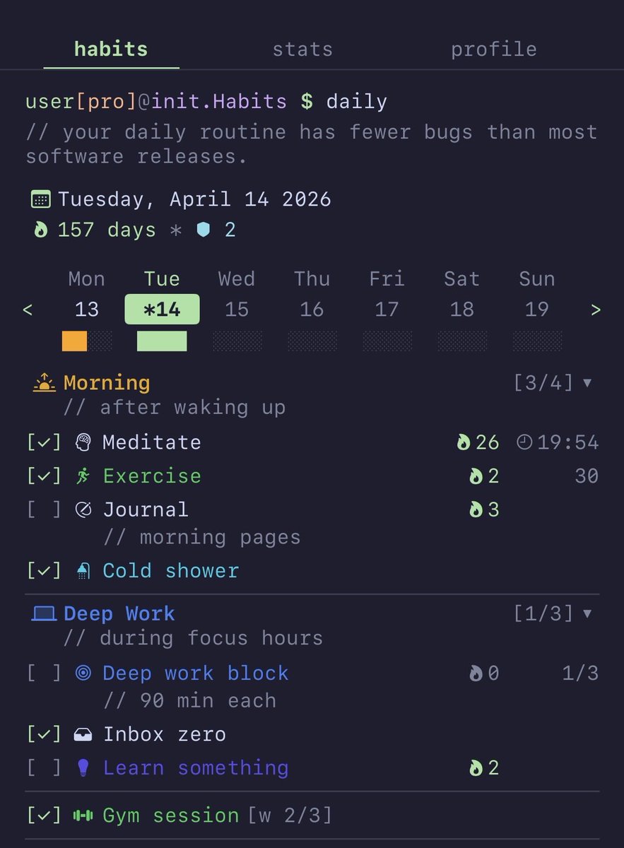 init.Habits tweet media