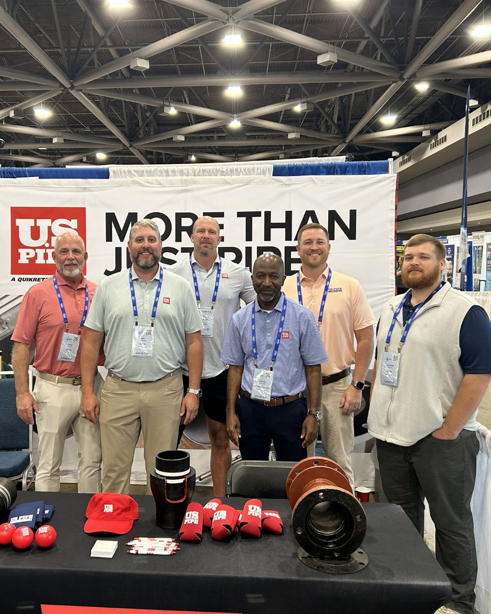 USPipe1899's tweet photo. U.S. Pipe is in Mobile, AL for the AL/MS AWWA Conference! We’re proud to have Will Brannon representing our team on a Young Professionals Q&amp;A panel on “Failing Forward,” sharing real experiences and lessons learned along the way. #uspipe #ductileiron https://t.co/wiiXEZYu7r