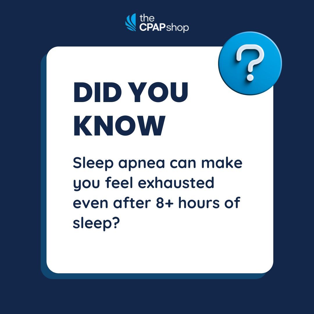 It might not be how long you’re sleeping—
it’s how well you’re breathing while you sleep.

Sleep apnea keeps your body from ever reaching deep, restorative sleep… so you wake up tired no matter what.

If this sounds like you, it’s time to look deeper.