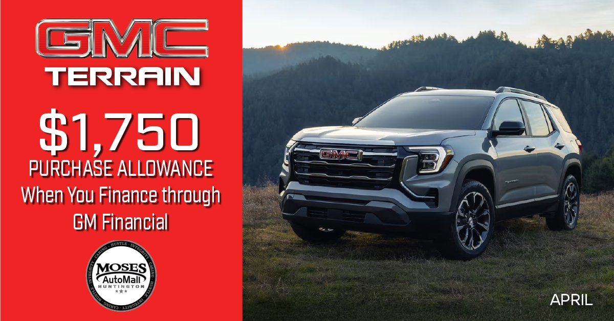 Compact, capable, and ready to save. The GMC Terrain is perfect for spring drives. Discover: tinyurl.com/5et93t46