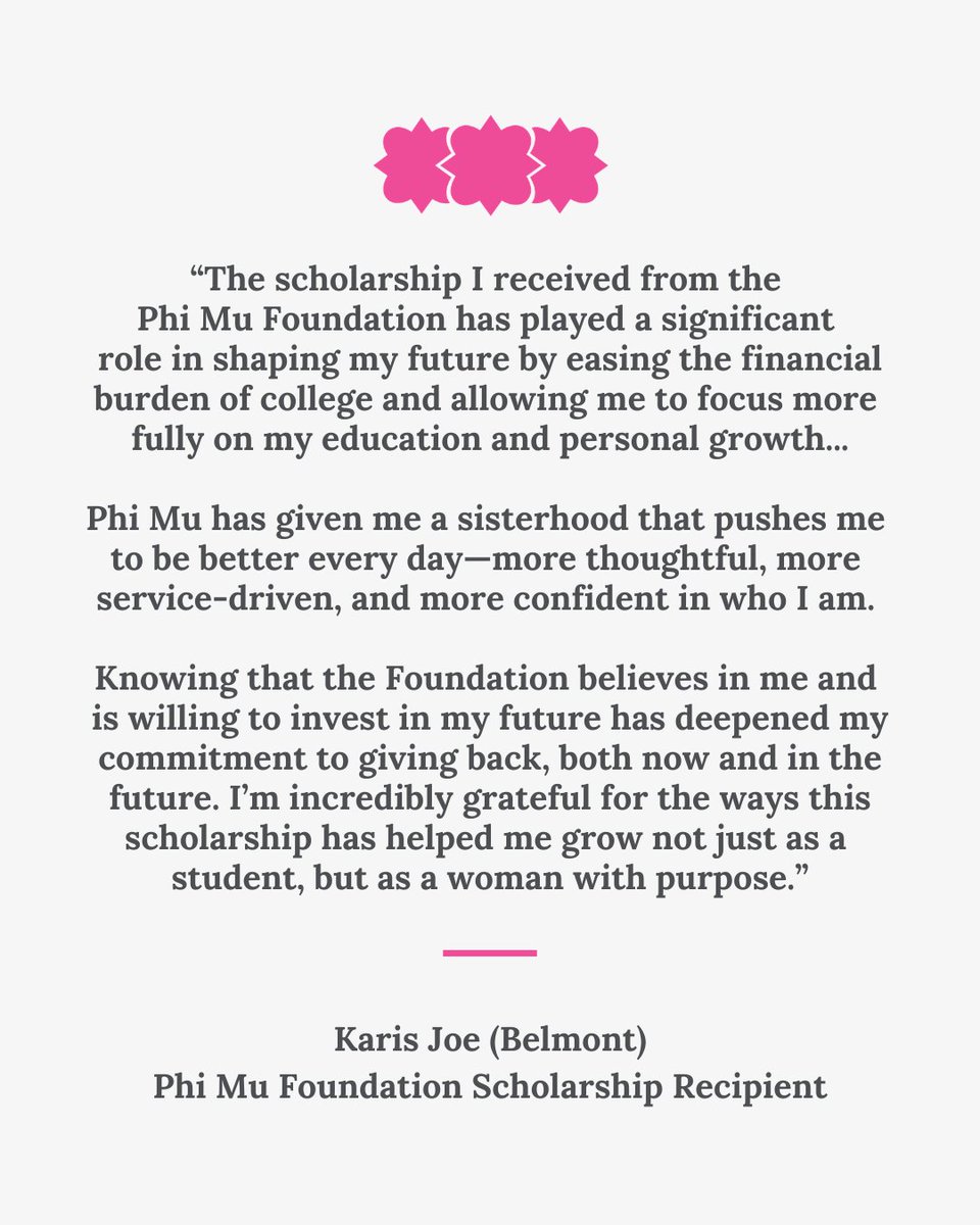 Phi Mu Foundation tweet media