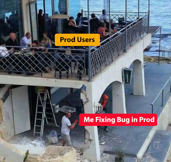 Engineered_Code's tweet image. Nothing to see here... just patching prod while everyone carries on.
#PowerPlatform #DevLife #DevHumor