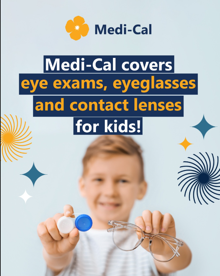Medi-Cal covers free vision care for kids and teens.
This includes regular eye exams, eyeglasses, and specialty care when medically needed.
Medi-Cal helps every eligible child get the vision support they need and deserve.
Learn more: dhcs.ca.gov/provgo.../phar…