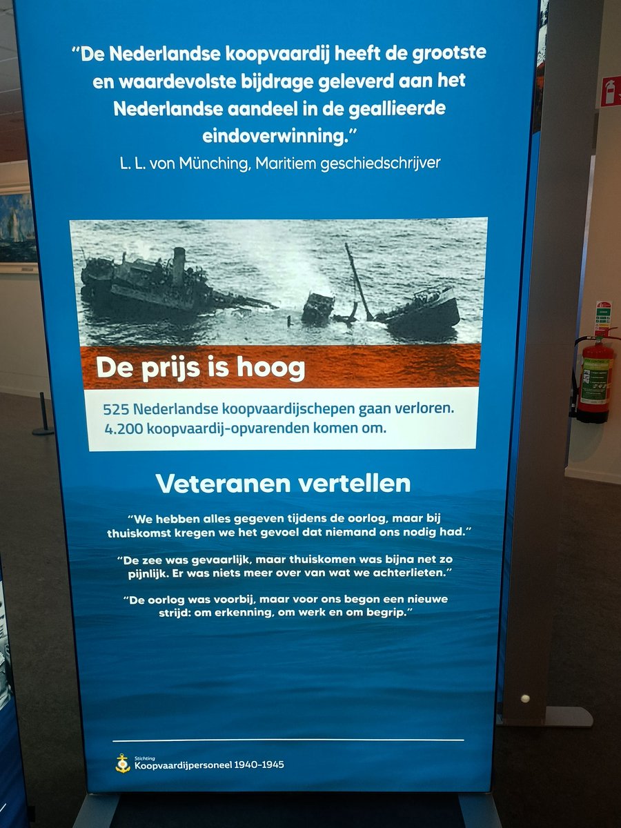 <a href="/1939_1946WO2/">Stichting Koopvaardijpersoneel 1940 - 1945</a> zijn nu dan toch naar #Katwijk getogen en naar de Tentoonstelling katwijksmuseum.nl/expositie/vare…

De namen van de #zeelui waar ik mee gevaren heb gevonden in het archief, de emoties werden wel op de proef gesteld.