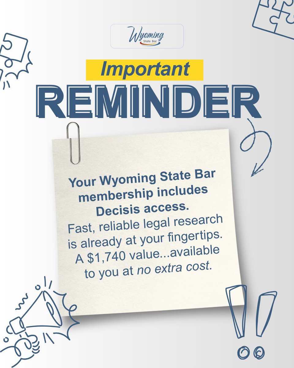 Wyoming State Bar tweet media