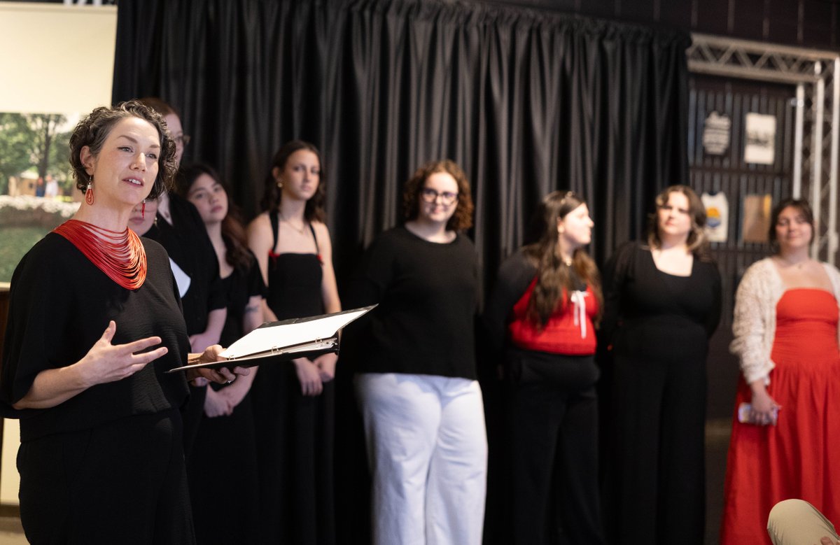 TheKYMuseum's tweet photo. “Songs of SOKY” was an amazing performance at the KY Museum by WKU’s Redshirts &amp; Treblemakers. The groups sang songs featured in our Sonic Landscape exhibit. Professor of voice Dr. Liza Kelly narrated the program. Our audience was absolutely delighted! @wku @wkumusic @wkupcal https://t.co/uxEfXgHe2Y