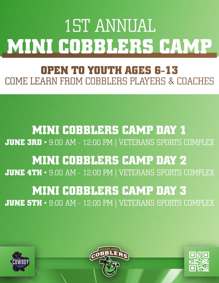 Pearland Cobblers tweet media