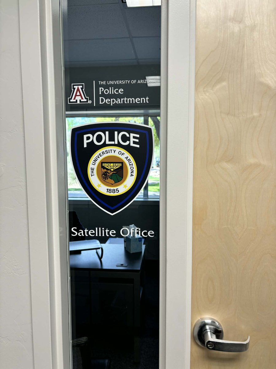 UAZTechParks's tweet photo. The University of Arizona Police Department (UAPD) satellite office at the UA Tech Park has relocated to 9040 S. Rita Road, Suite 1270, Office 1226. The office is led by Assistant Chief Robert Sommerfeld and supported by UAPD Chief Chris Olson. https://t.co/14xGBV4XRv