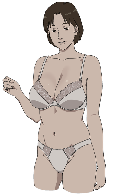 お母さんのエロ絵でも描くか 