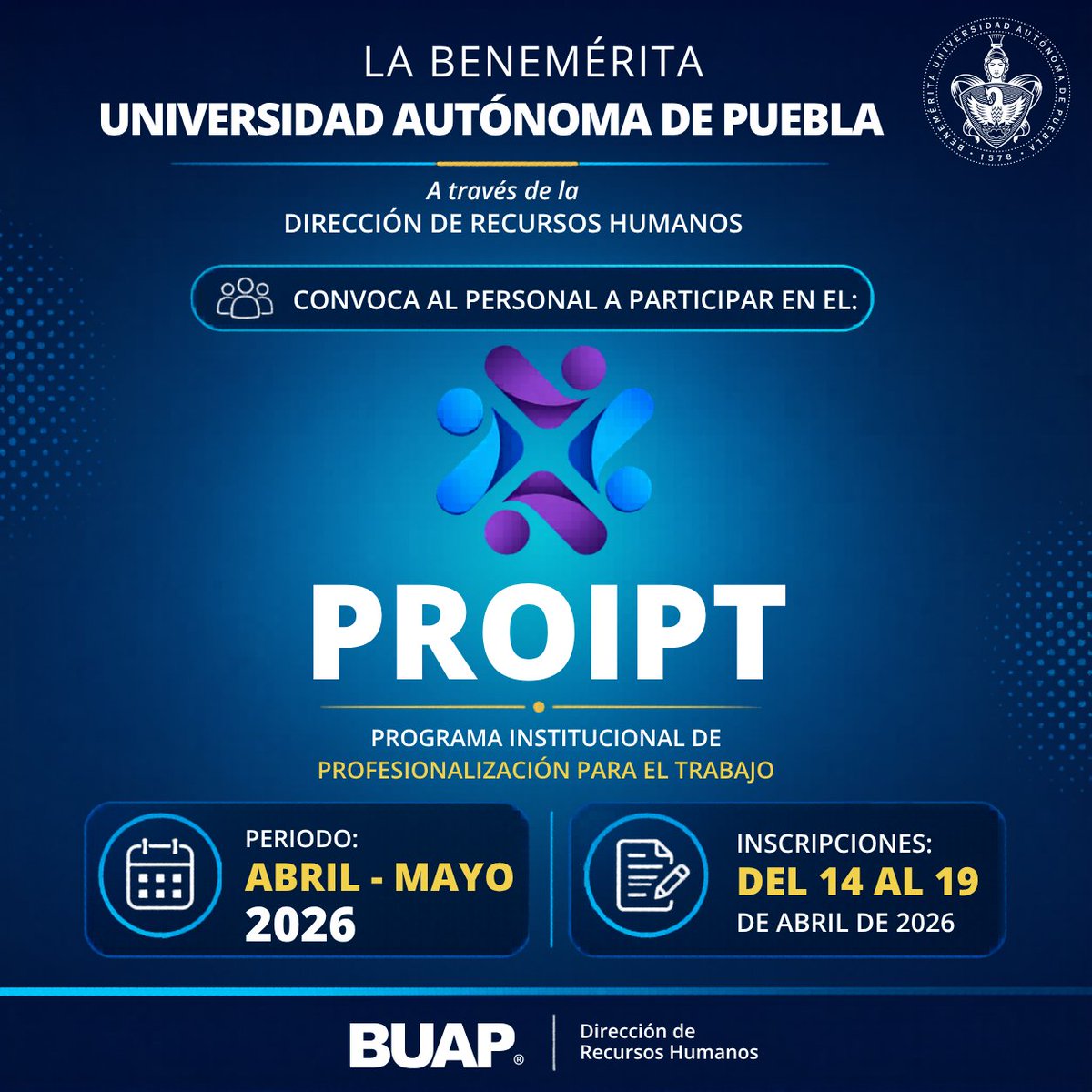 Dirección de Recursos Humanos BUAP tweet media