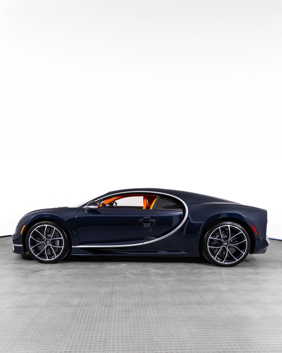 duPontREGISTRY's tweet photo. 2018 Bugatti Chiron | Asking Price: $3,799,990

This example comes redefined in Blue Royal Full Carbon, a finish that transforms engineering into art. It is paired with a bold Tangerine, Lake Blue, and Carbon interior that feels as exclusive as it looks.

Beneath the surface, an 8.0-liter quad-turbocharged W16 delivers 1,500 horsepower, placing the Chiron among the most powerful and advanced performance machines ever created

Learn more: https://t.co/fyn4T9vwdt
--
Discover personalized leasing and financing options, seamlessly prequalify, and step into ownership with monthly terms designed around you. Pre-qualify now: https://t.co/z0G0GcNOet