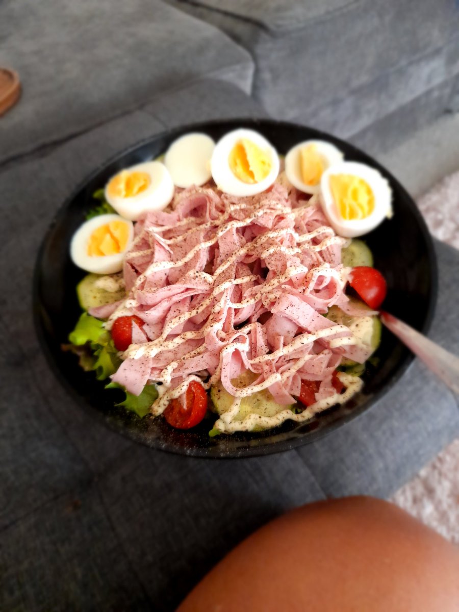 Ham and egg salad...nom!