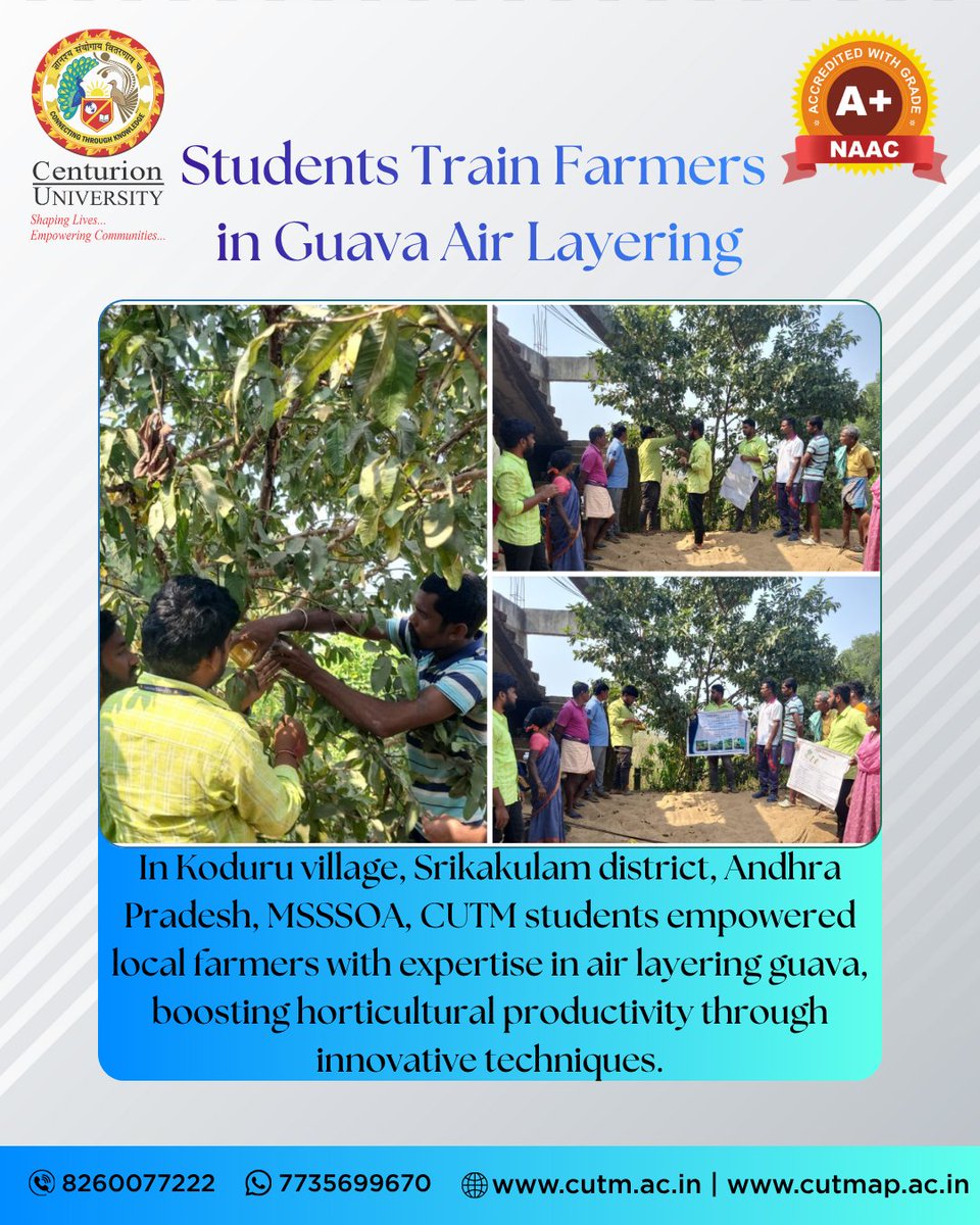 Centurion University, Andhra Pradesh tweet media