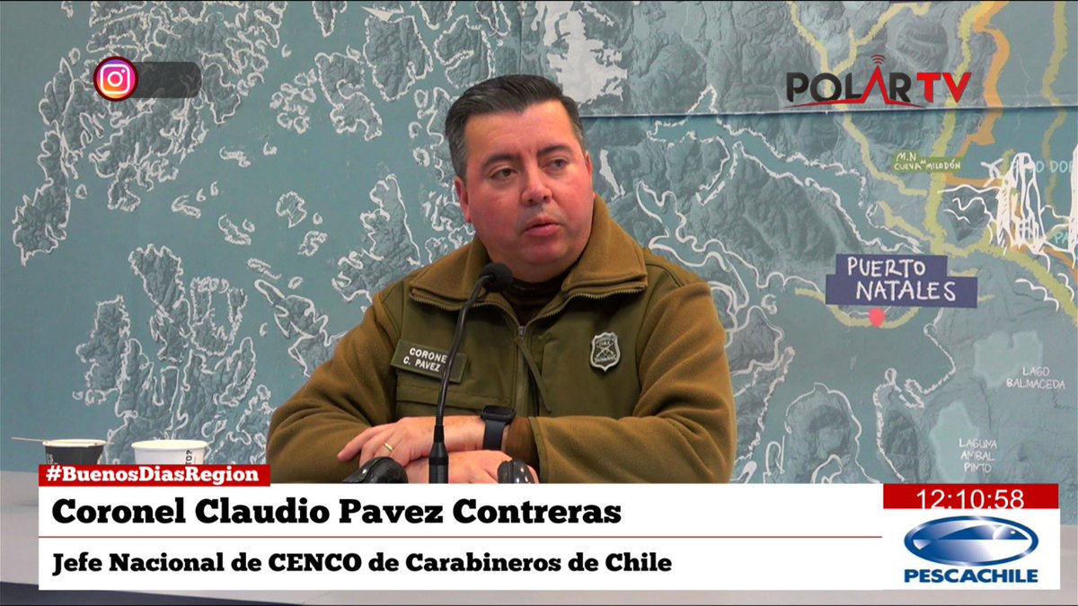 CarabMagallanes's tweet photo. Esta tarde, el Jefe Nacional de la Central de Comunicaciones #Cenco de @Carabdechile, Coronel Claudio Pavez, participó en el matinal #BuenosDíasRegión de @RadioPolar, conversando y haciendo un llamado a la ciudadanía a hacer buen uso del N° de emergencia 133.
#OrdenyPatria https://t.co/iR38jljjTX