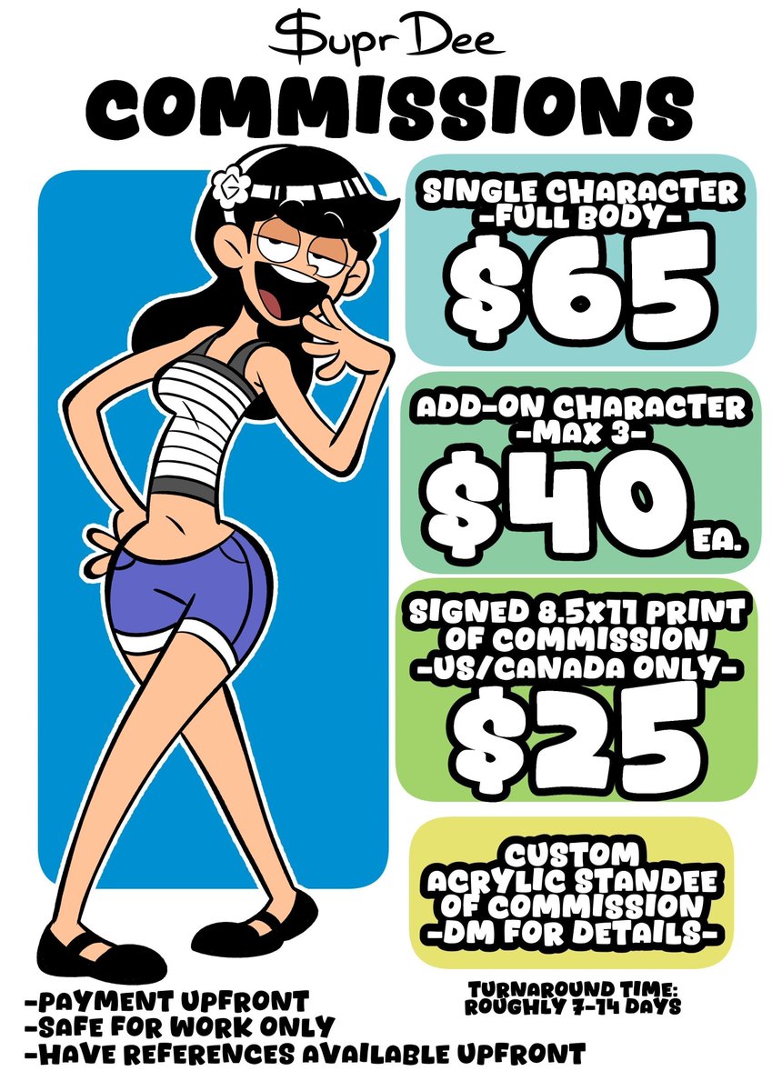 Hello! I'm opening these back up again! I'm trying to save up some extra funds, so anything helps!