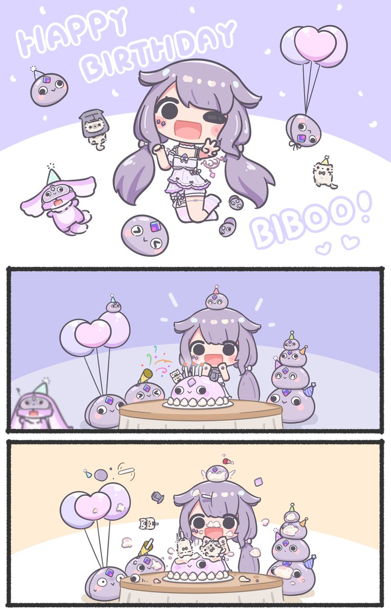 "Oh silly cats☺️"
Happy birthday Biboo! Don't worry we have a back up cake!🥳🍰

#ROCKINbirthday #bijouwled