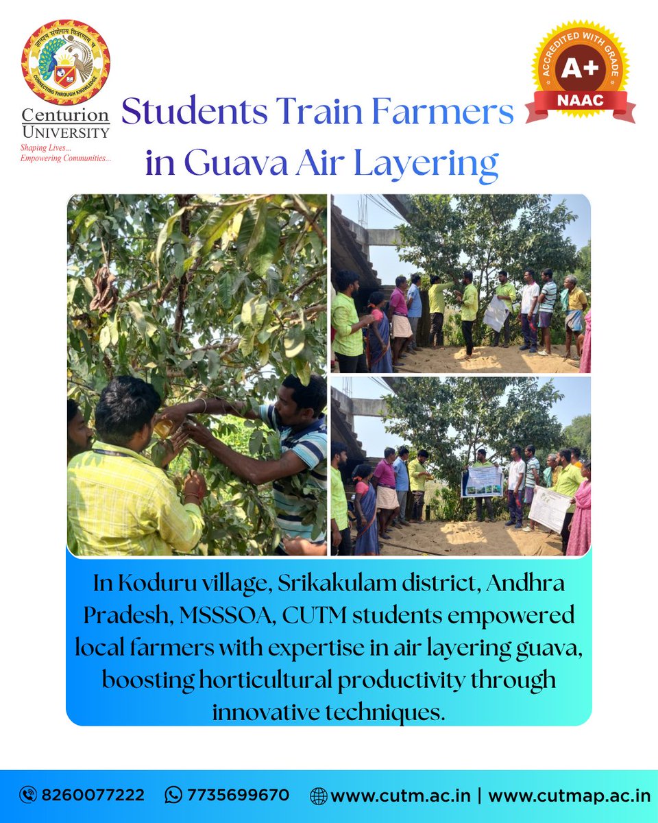 Centurion University, Andhra Pradesh tweet media