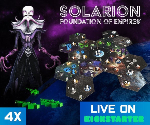 Solarion is a new 4x tabletop game inspired by Tyrants of the Underdark and designed by Tahsin Shamma. Back it now on Kickstarter:
kickstarter.com/projects/phant…
#tabletopgames #crowdfunding #boardgames #kickstarter