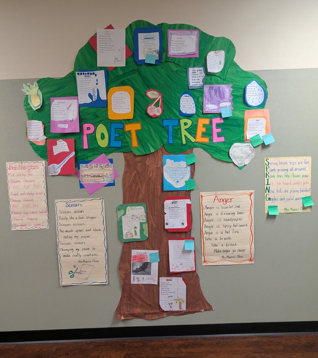 Mrs_Moore_TCES's tweet photo. Our Poet Tree is bursting with newly published poems. From rhymes to heartfelt lines, these young writers are growing their creativity one poem at a time! π³β¨π₯°
#PoetTree #2ndGradeMagic @TISDTCES @TISD_ELAR https://t.co/czqG5jWgXH