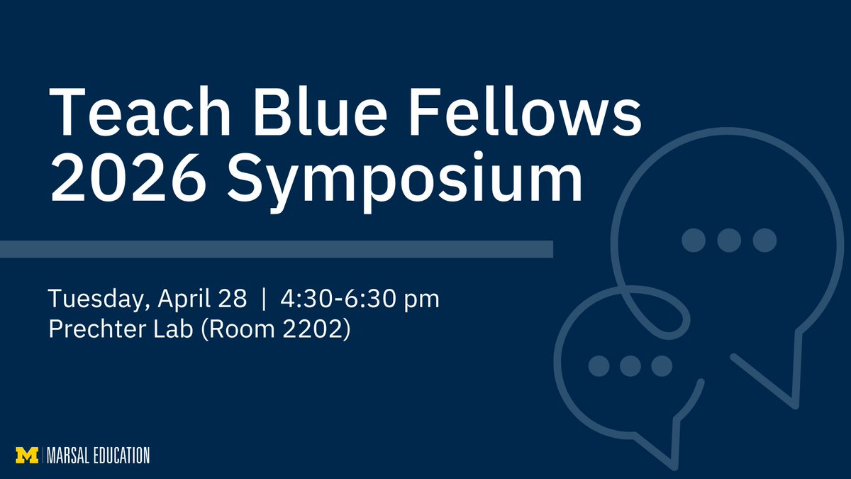 U-M Marsal Family School of Education tweet media