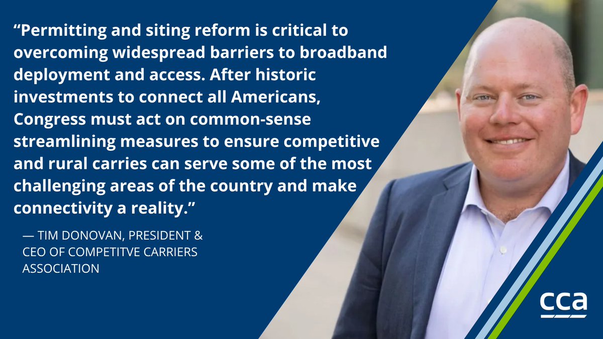 CCAmobile's tweet photo. Competitive Carriers Association joined fellow industry stakeholders in a letter to House leadership urging the advancement of H.R. 2289, the American Broadband Deployment Act. Read the joint letter linked below.
https://t.co/RknkEdisWw https://t.co/UyaMwRmdtH
