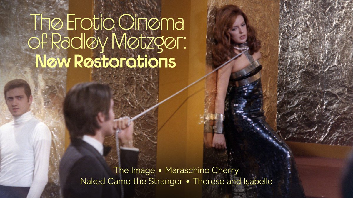 Mélusine and Vinegar Syndrome are thrilled to announce that three of our restorations will screen in <a href="/Metrograph/">Metrograph</a>'s series "The Erotic Cinema of Radley Metzger" beginning this weekend! Intros by Rob King and Ashley West (<a href="/TheRialtoReport/">The Rialto Report</a>) at select screenings 📽️ Link in comments