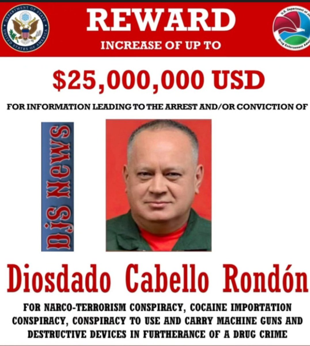 CriticaSinMiedo's tweet photo. Canarada #Diosdado #Cabello Rondón @dcabellor ...
You must be crazy², an idiot⁷, and/or overconfident in the documents/videos/audios you have hidden in #Brazil 🇧🇷 to save your life ... WATCH OUT : Your reward remains INTACT and the #WagnerGroup is very interested in your head $$$ 👨🦲 👨🦲 👨🦲...
Good luck!!!
@dcabellor