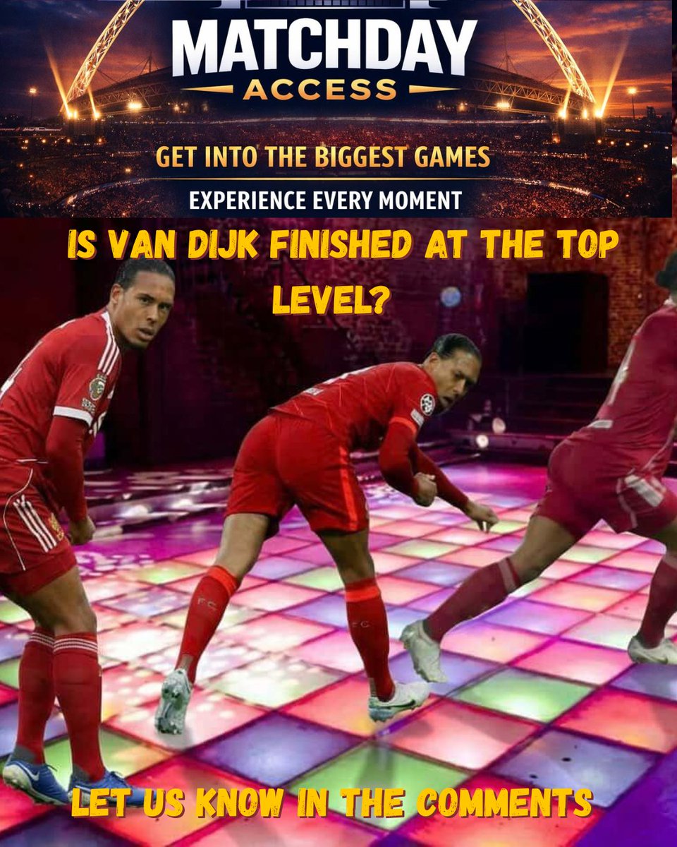 MatchdayAccess's tweet photo. A year ago he was untouchable.
Now… serious questions are being asked 👀
Virgil van Dijk has faced heavy criticism this season… and tonight is huge!
Is he still world class… or past his best?
👇 BE HONEST
YES = Still elite
NO = Decline
#Liverpool #UCL #VanDijk #FootballDebate https://t.co/V6uuM5lnXq