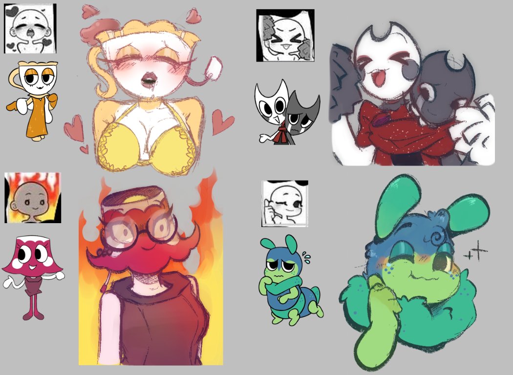 Midzu_Phantasy's tweet photo. this is the full canvas (for now) we were just practicing random expressions choosing numbers and ddw random character. https://t.co/e1Y6RXGf1M