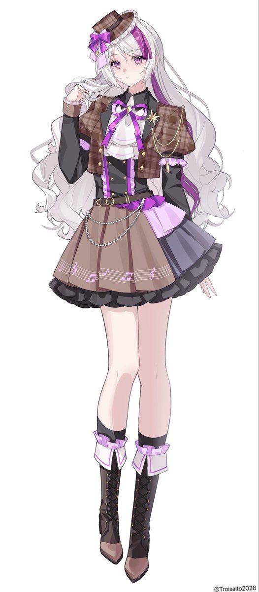 troi_official25's tweet photo. 角色第二期服装立绘
Character second costume illustration

🩷星野仁美 Hoshino Hitomi 🎀
CV:藤原りさ/Risa 

💙和泉結衣 Izumi Yui❄️
CV：鶴園里奈 

💚 竹森美咲 Takemori Misaki🍀
CV：桐喵

🖤リンネLynne🕸️
 CV: 宿原寧雨

Art by:升天

#troisalto https://t.co/hvVlCGIEQo