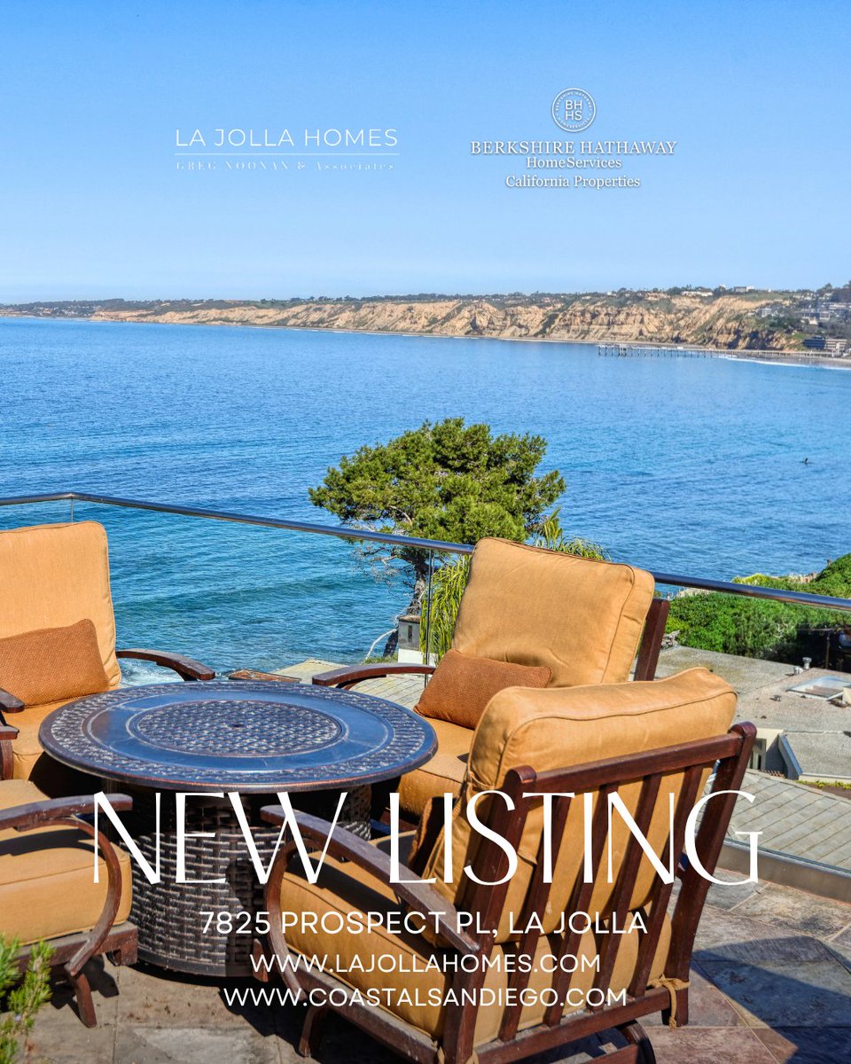 GregNoonanLJ's tweet photo. 📍7825 Prospect Pl, La Jolla⁠
🛏️ 4 beds | 🛁6 baths | 4,219 sqft⁠
Asking Price: $6,298,000⁠ https://t.co/pSa0ZmlRMM