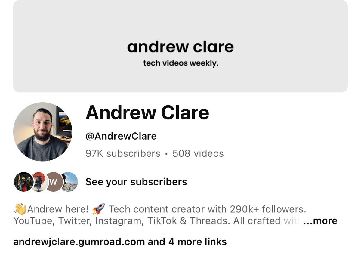 Andrew Clare tweet media