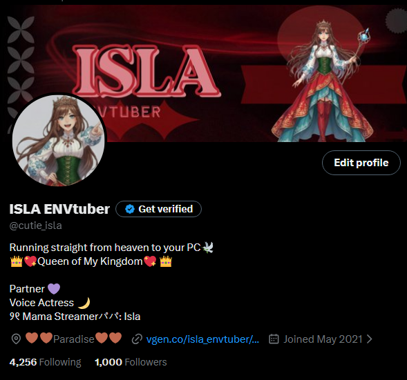 ISLA ENVtuber tweet media