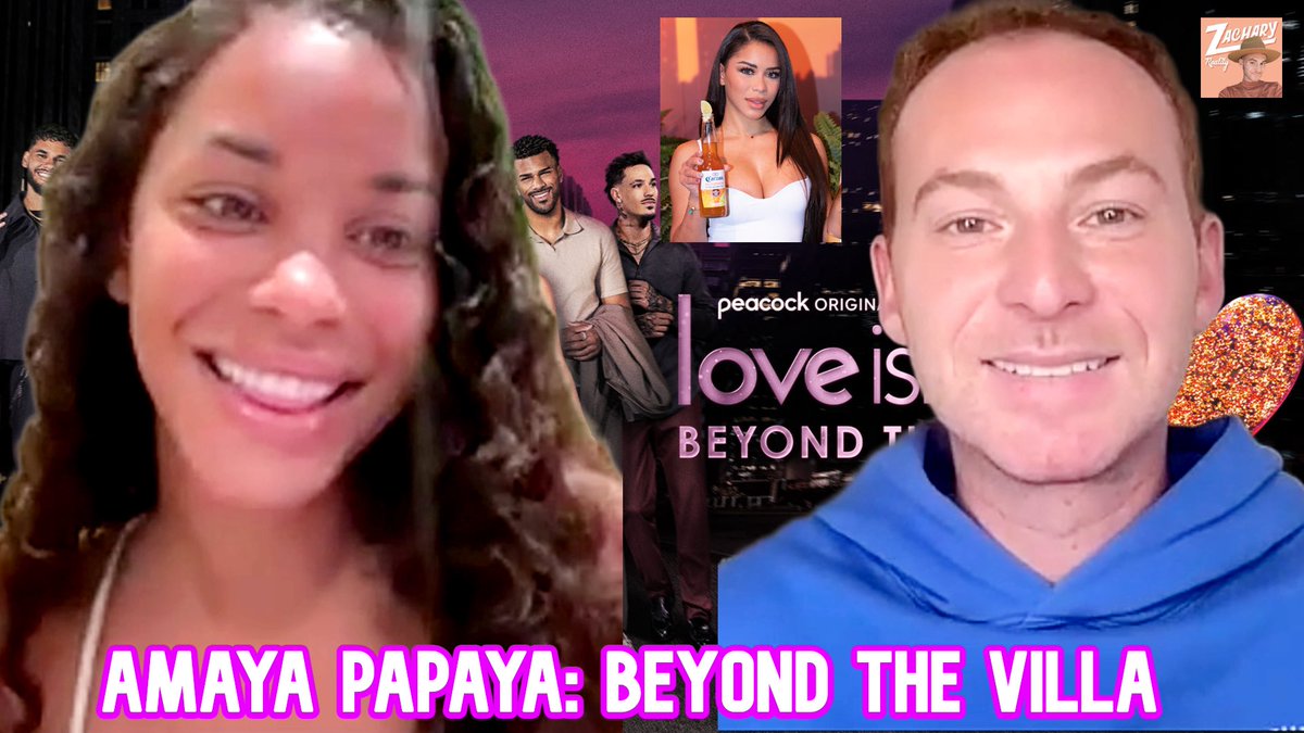 zacharyreality's tweet photo. I interviewed Amaya Papaya to chat about Beyond the Villa which premieres tomorrow! Below to watch 👇 

https://t.co/ipoTAMNJsW https://t.co/INCTRTrTK1