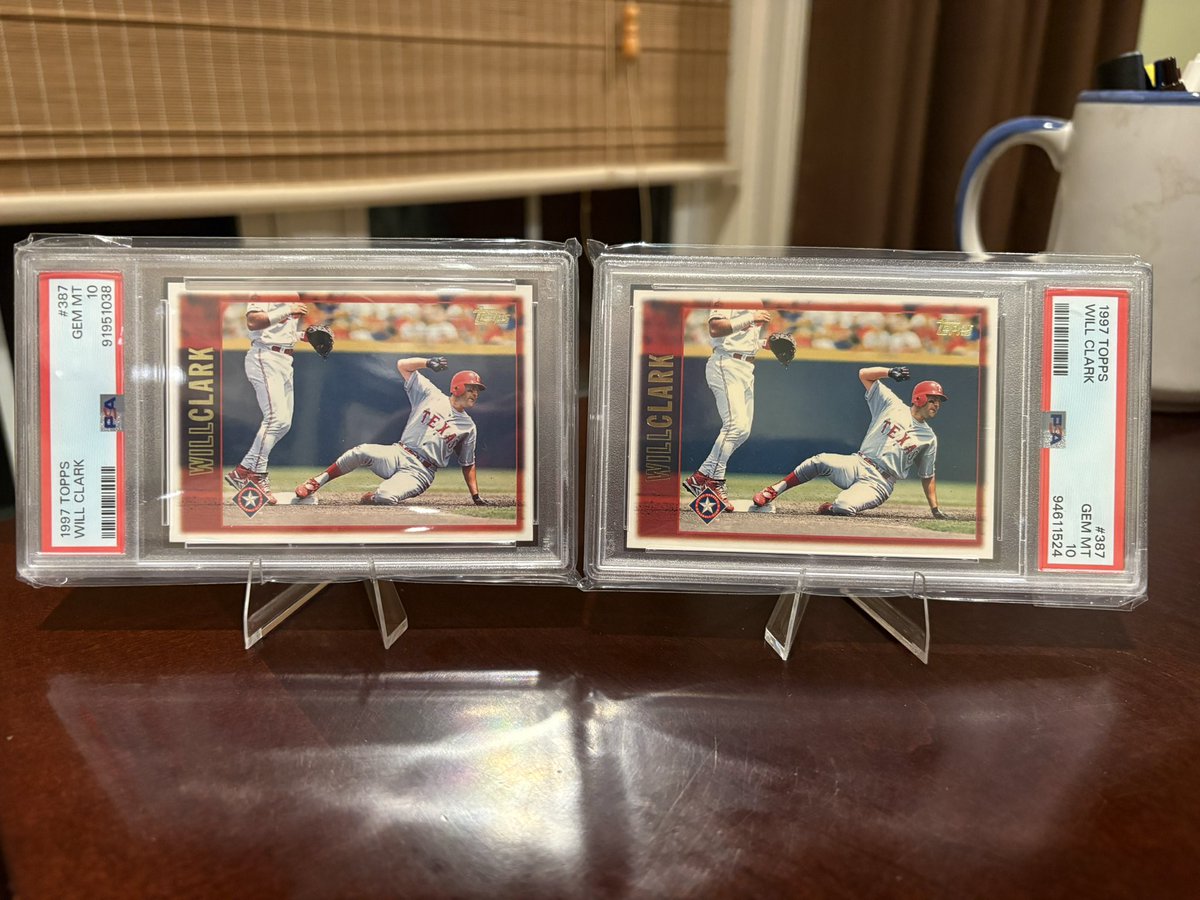 Happy Two for Tuesday!

Apparently PSA will holder horizontal cards in any direction. 😂