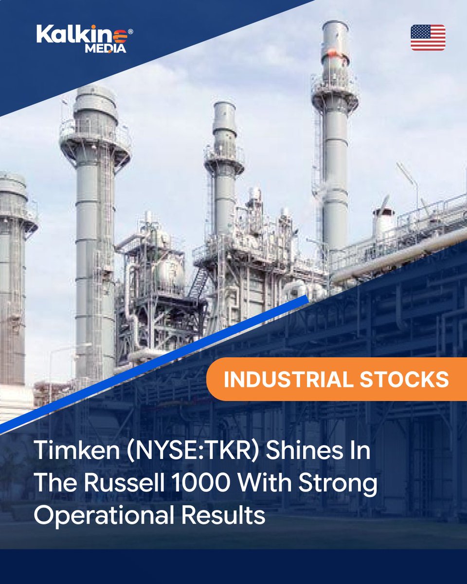 KalkineUSA's tweet image. Timken Company (NYSE:TKR) stands as a global leader in the manufacturing of precision-engineered bearings and mechanical power transmission products.  
zurl.co/5jOoQ

#NYSE #TKR #IndustrialStocks #KalkineMediaUSA