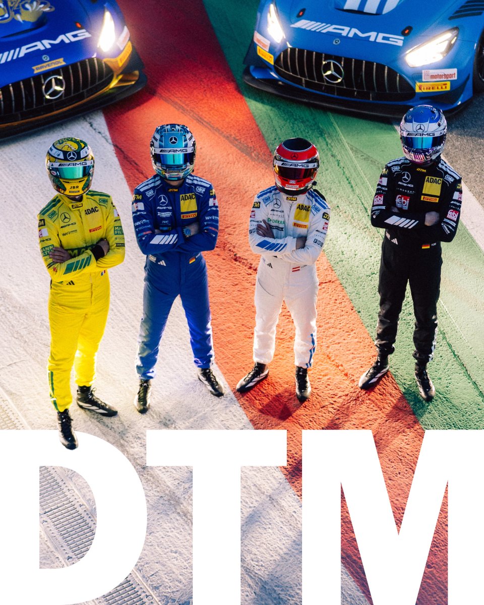 amgmotorsport's tweet image. #DTM - Squad dialed in and looking sharp 😮‍💨

Back soon at Red Bull Ring for the @DTM opener 🙌

#AMG #DTM2026