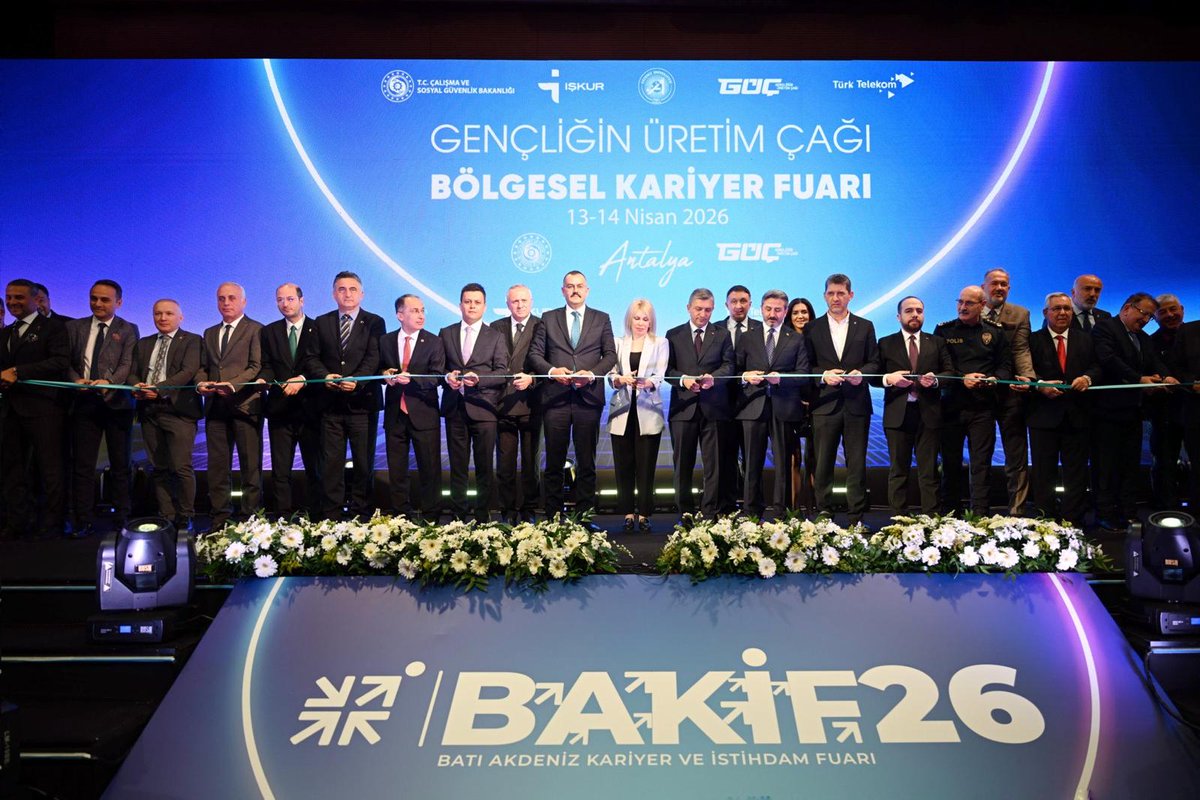 UABVIBOLGE's tweet photo. Çalışma ve Sosyal Güvenlik Bakanlığı ile İŞKUR koordinasyonunda, Akdeniz Üniversitesi ev sahipliğinde 13-14 Nisan tarihlerinde Antalya’da gerçekleştirilen Batı Akdeniz Kariyer ve İstihdam Fuarı’a (BAKİF26) Bakanlığımızca katılım sağlanmıştır.

📍Mimar Sinan Kongre Merkezi/Antalya https://t.co/NiOUvTvbIs