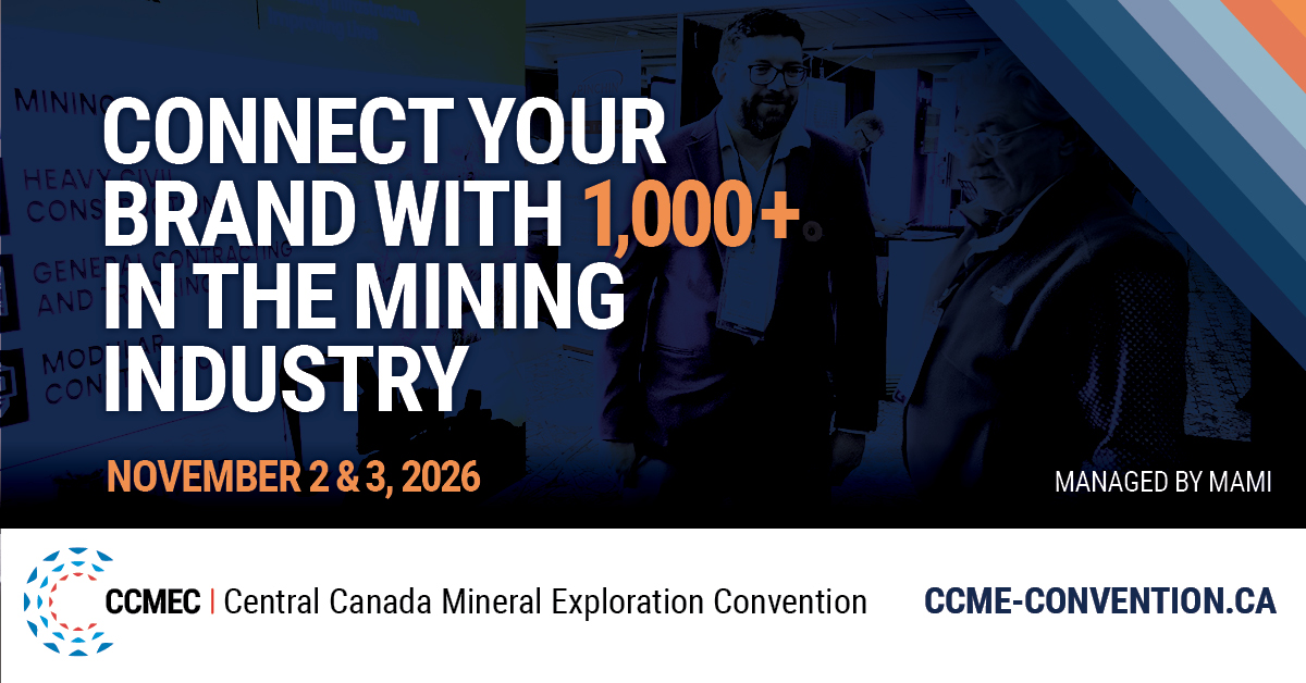 miningmanitoba's tweet photo. Partner with us at CCMEC 2026 - registration is now open and we are excepting sponsorships. To help with your planning lock in value - 2025 pricing for 2026 - offering exceptional opportunities and even greater perks. For more info visit our website here: https://t.co/HJLXXzNhyI https://t.co/TbVr6WpMEI