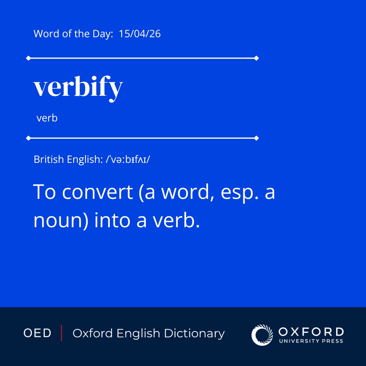 The OED tweet media