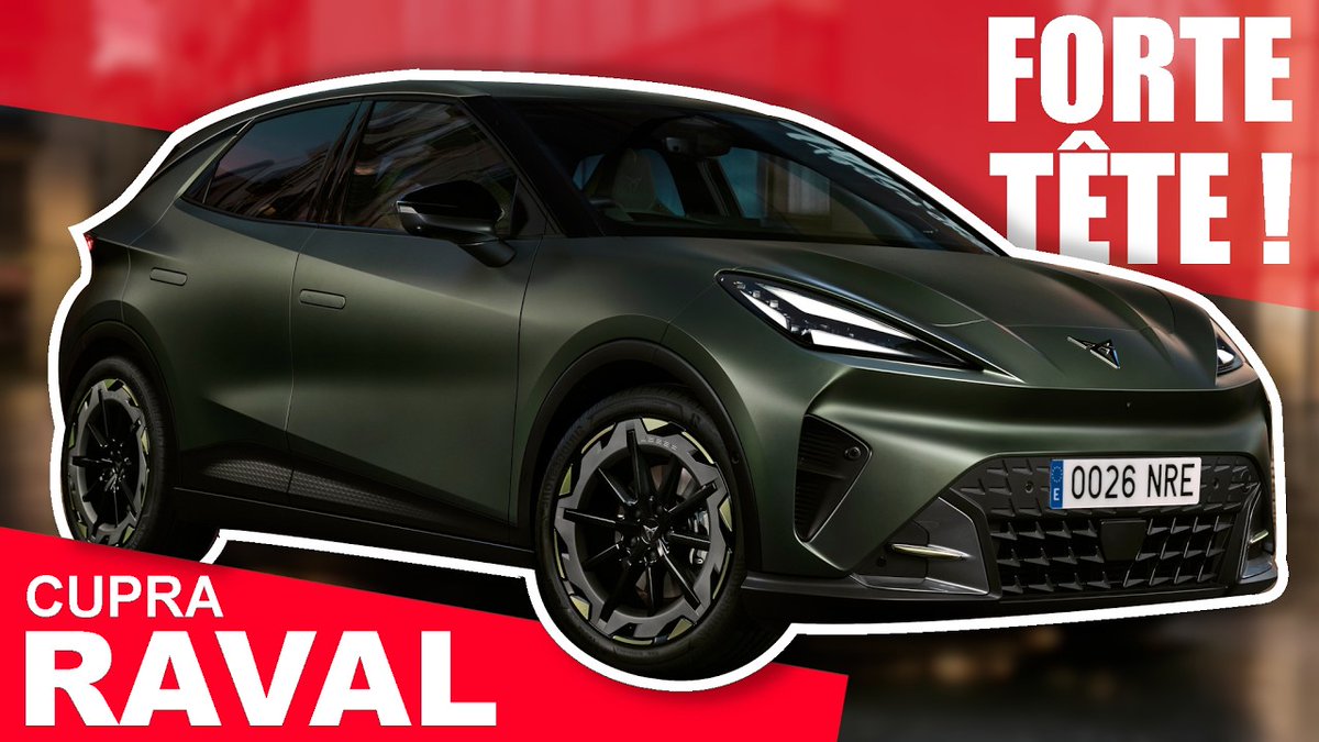 dmeance's tweet image. CUPRA RAVAL : De belles promesses.... tenues ? youtu.be/UssFAPHNyGk?si… via @YouTube @AutoTrendsMag 
@CUPRA #Cupra #Raval #CupraRaval #Citadine #Sportive #Electrique #Présentation #VoitureElectrique #BEV #EV #VE
