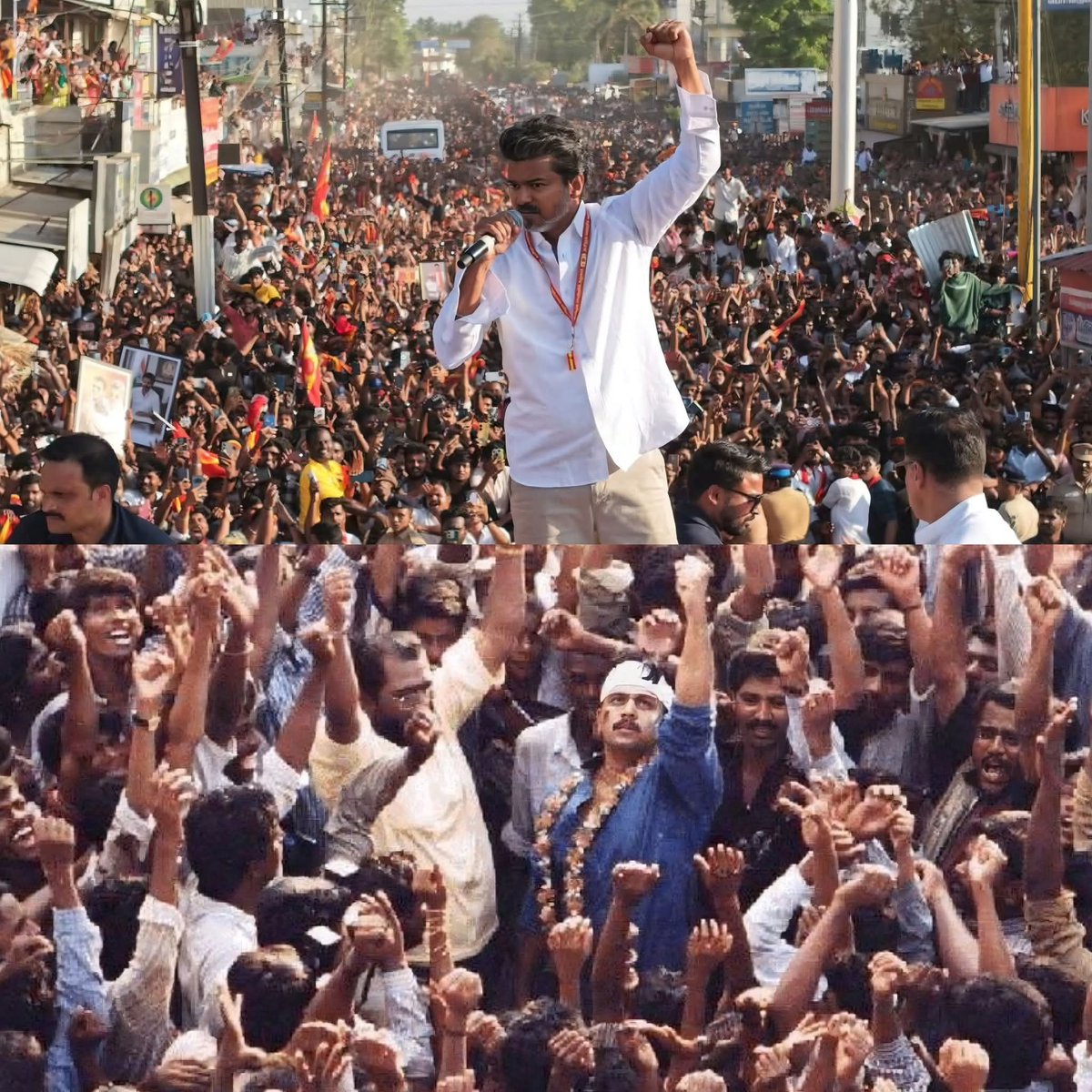 Thalapathy Vijay missed the Mudhalvan script so he created his own Mudhalvan 🐐💥

#TVK #TVKVijay‌